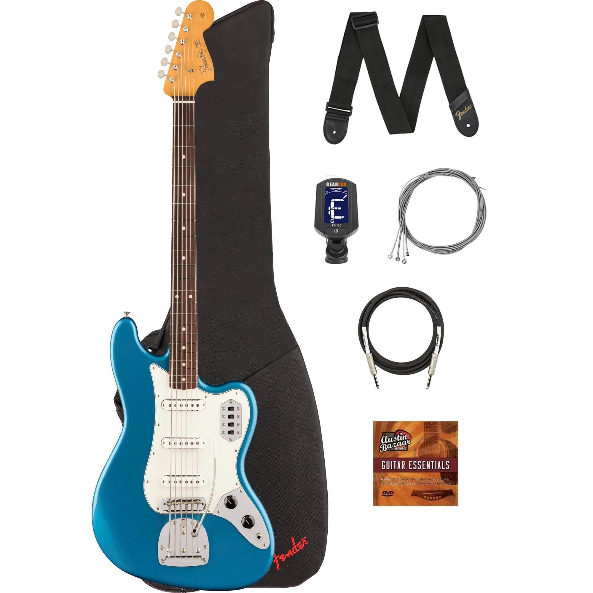 Fender Mexico Vintera II 60s 【最終値下げ】 Amazon.com: Fender Vintera II '60s Bass VI - Lake Placid Blue